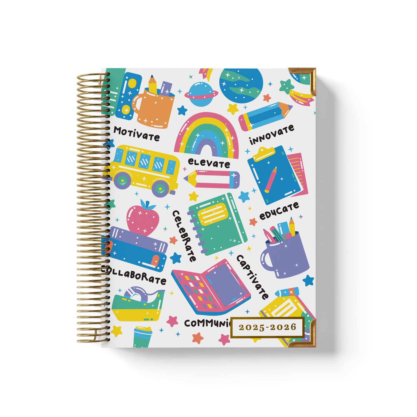 2025 - 2026 School Days Teacher Planner by BERTEAU & Co.