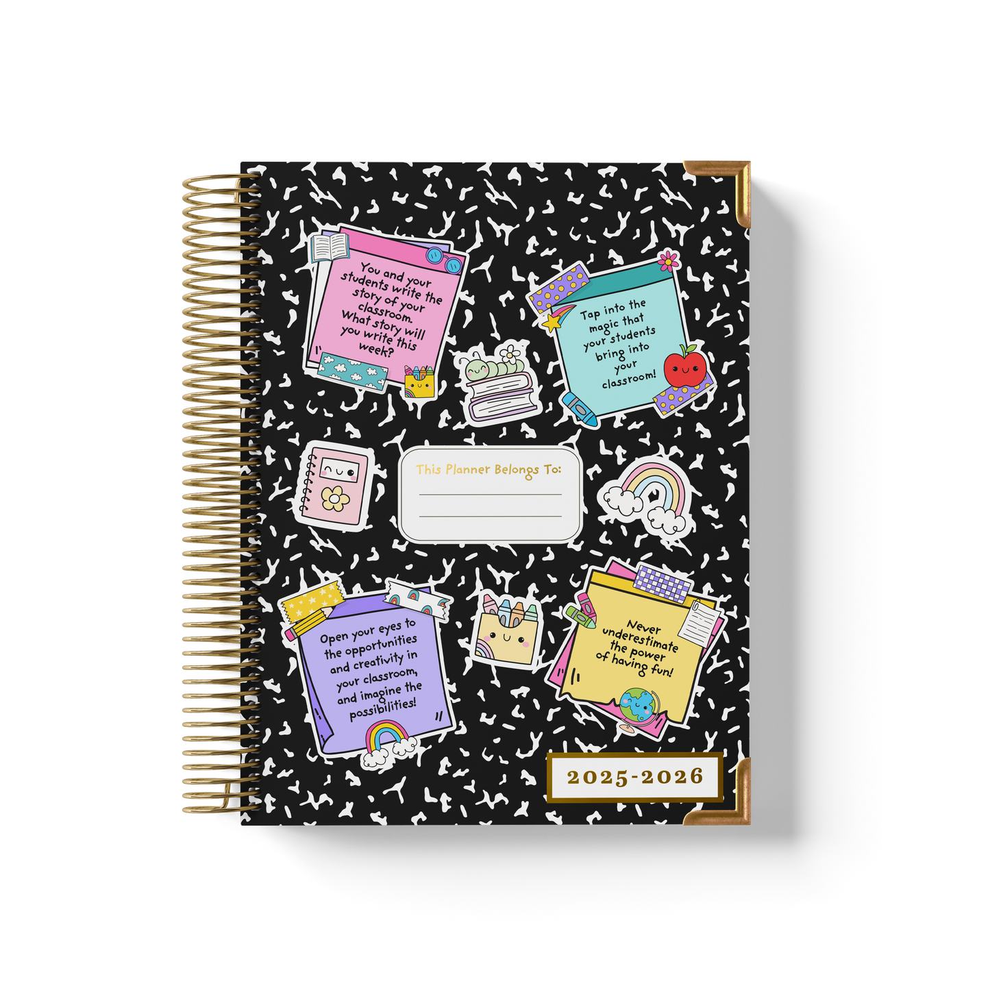 Stickerpalooza Teacher Planner by BERTEAU & Co.