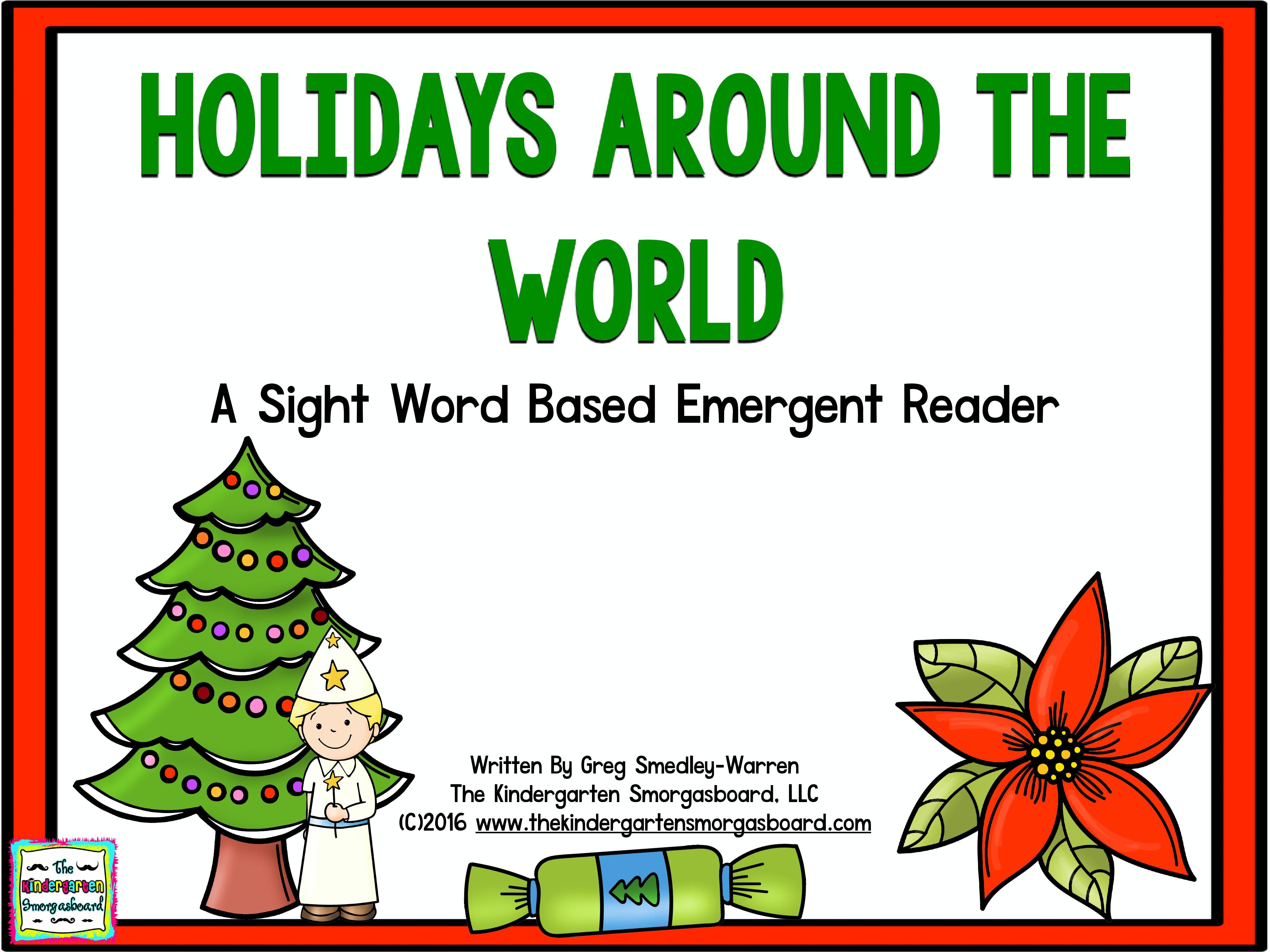 Holidays Around The World Emergent Reader – The Kindergarten 