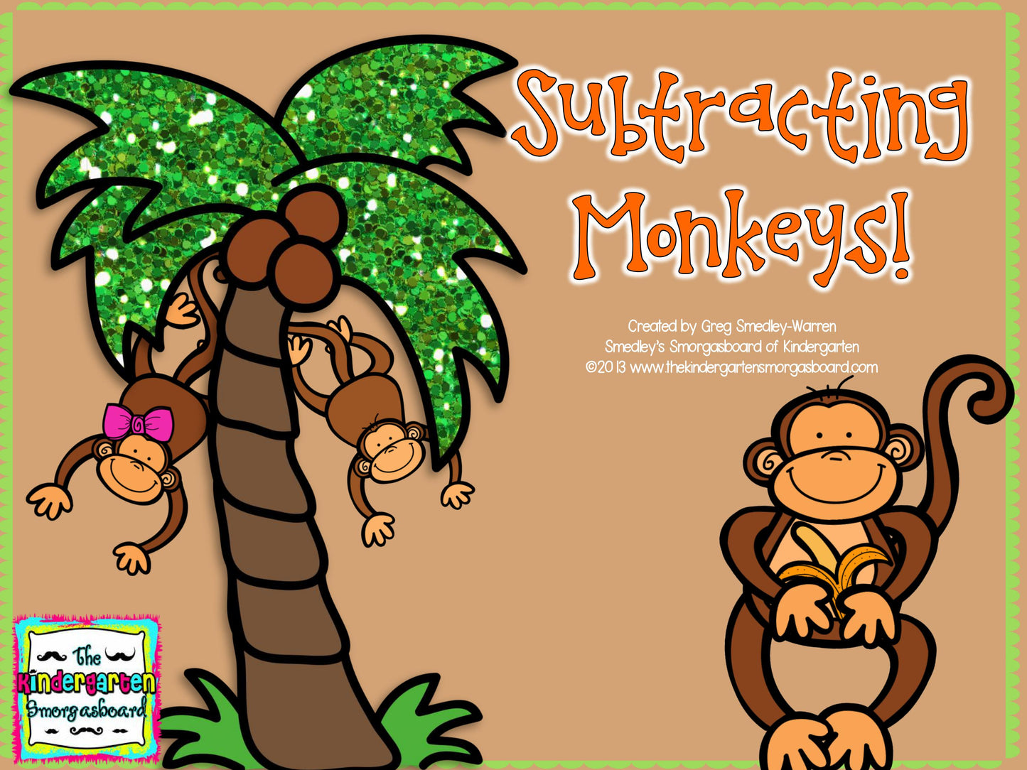 Subtracting Monkeys FREEBIE!