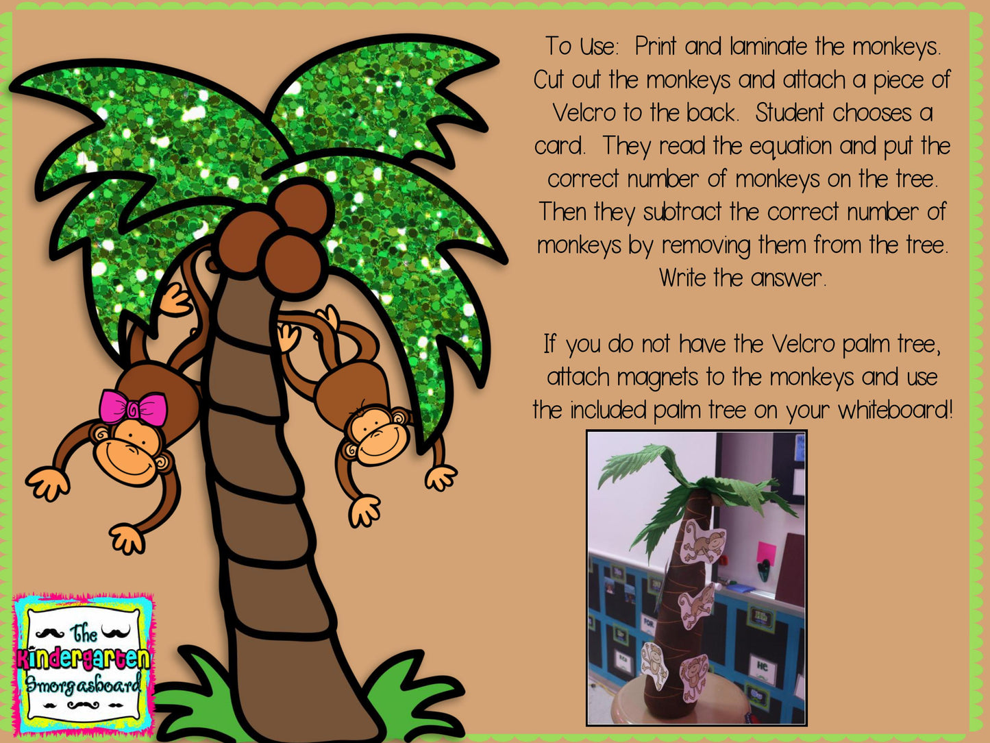 Subtracting Monkeys FREEBIE!