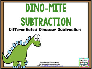Dino-mite Dinosaur Subtraction