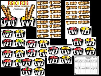 French Fries: Beginning, Middle, and Ending Sounds