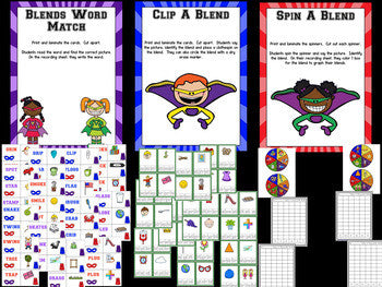 Blends Bootcamp (Superhero Theme)