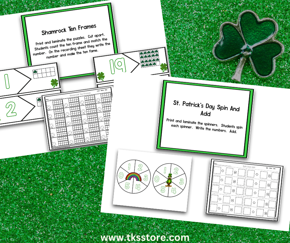 St. Patrick's Day Math and Literacy Centers