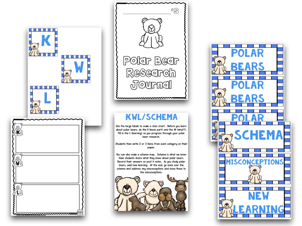 Arctic Animals: A Research and Writing Project PLUS Centers!
