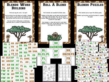 Blends Bootcamp (Safari Theme)