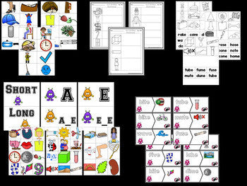 Vowel Bootcamp: Short and Long Vowels (Monster Theme)