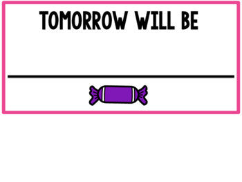 Calendar! I Must Ask You the Date (Candy Theme)