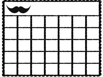 Calendar! I Mustache You the Date (Mustache Theme)