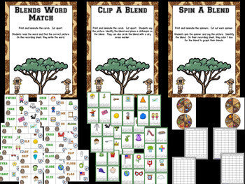 Blends Bootcamp (Safari Theme)