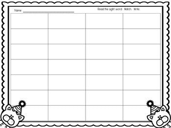 Crazy Cat Sight Words Game!