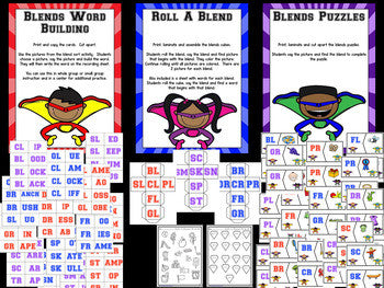 Blends Bootcamp (Superhero Theme)