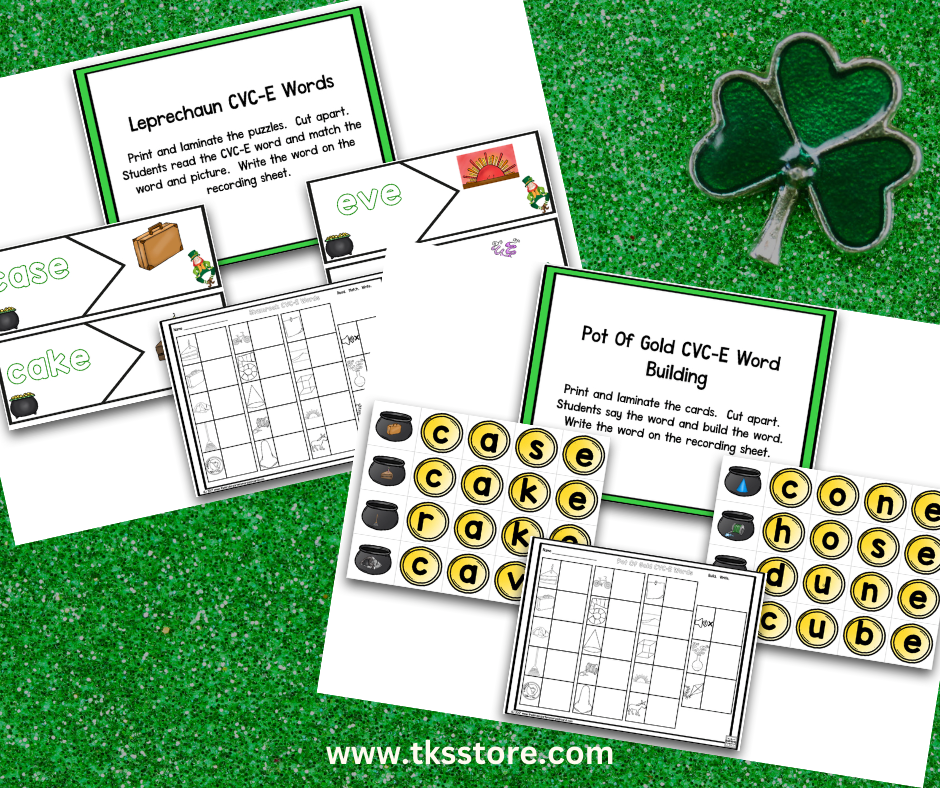 St. Patrick's Day Math and Literacy Centers