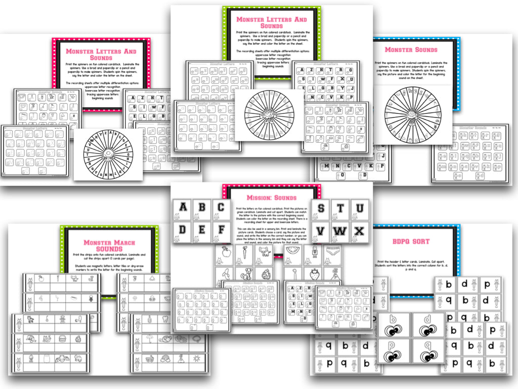 ABC Bootcamp®: A 26-Day Introduction to Letters and Sounds (Monster Theme)