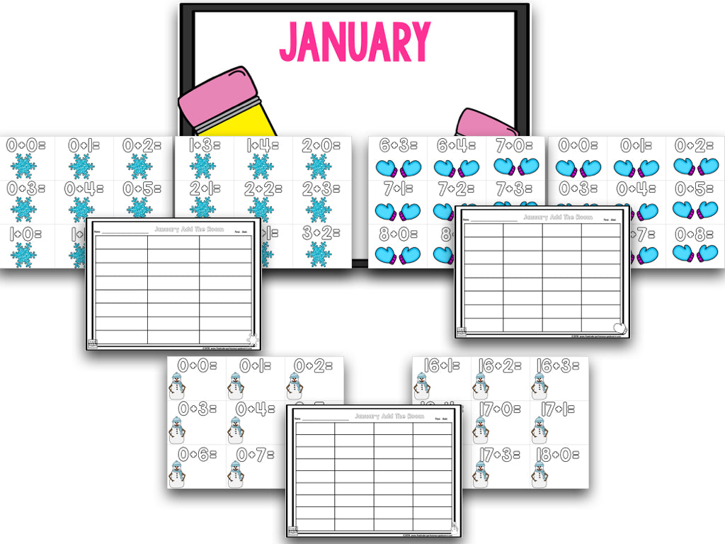 Add and Subtract the Room for the Whole Year!