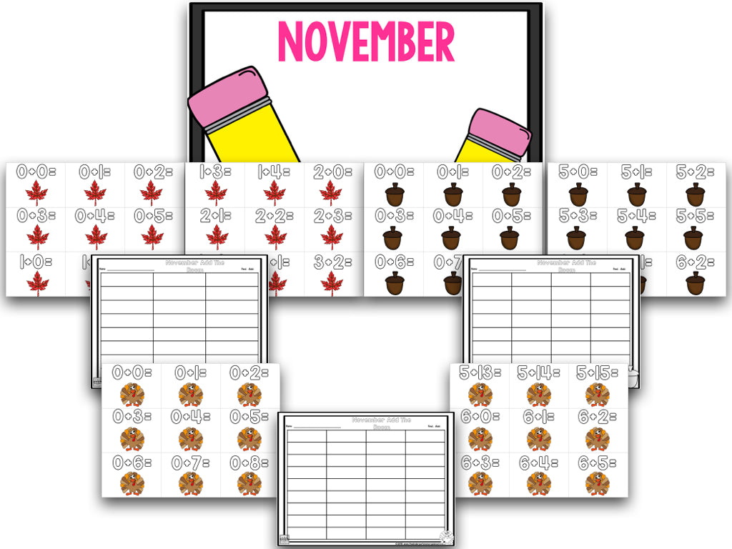 Add and Subtract the Room for the Whole Year!