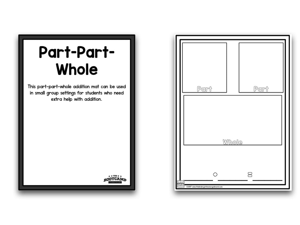 Addition Bootcamp: Adding to 10 (No Theme)