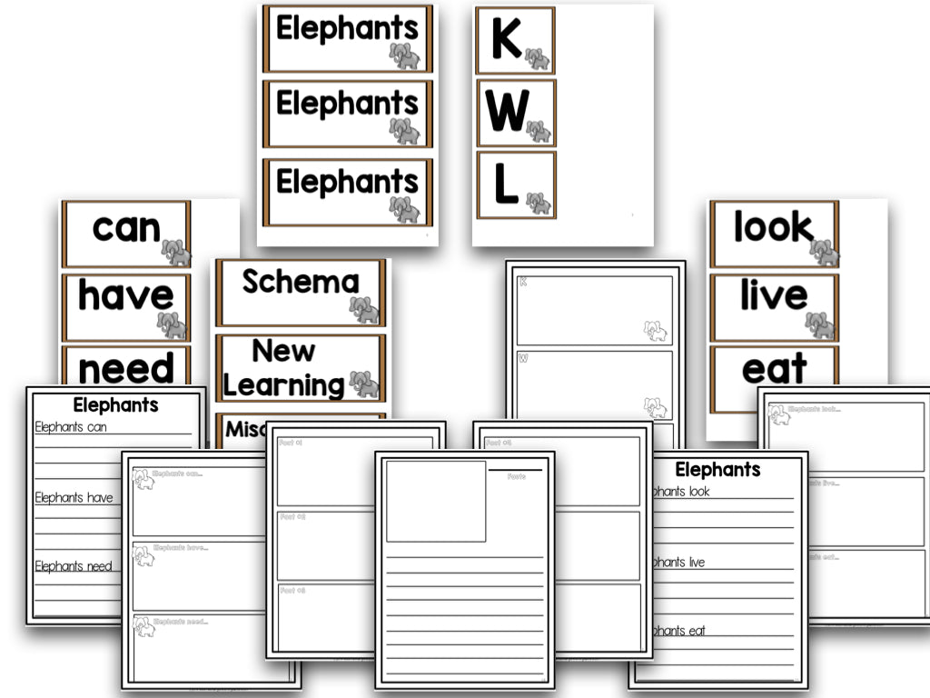 Zoo Animals: A Research and Writing Project PLUS Centers!