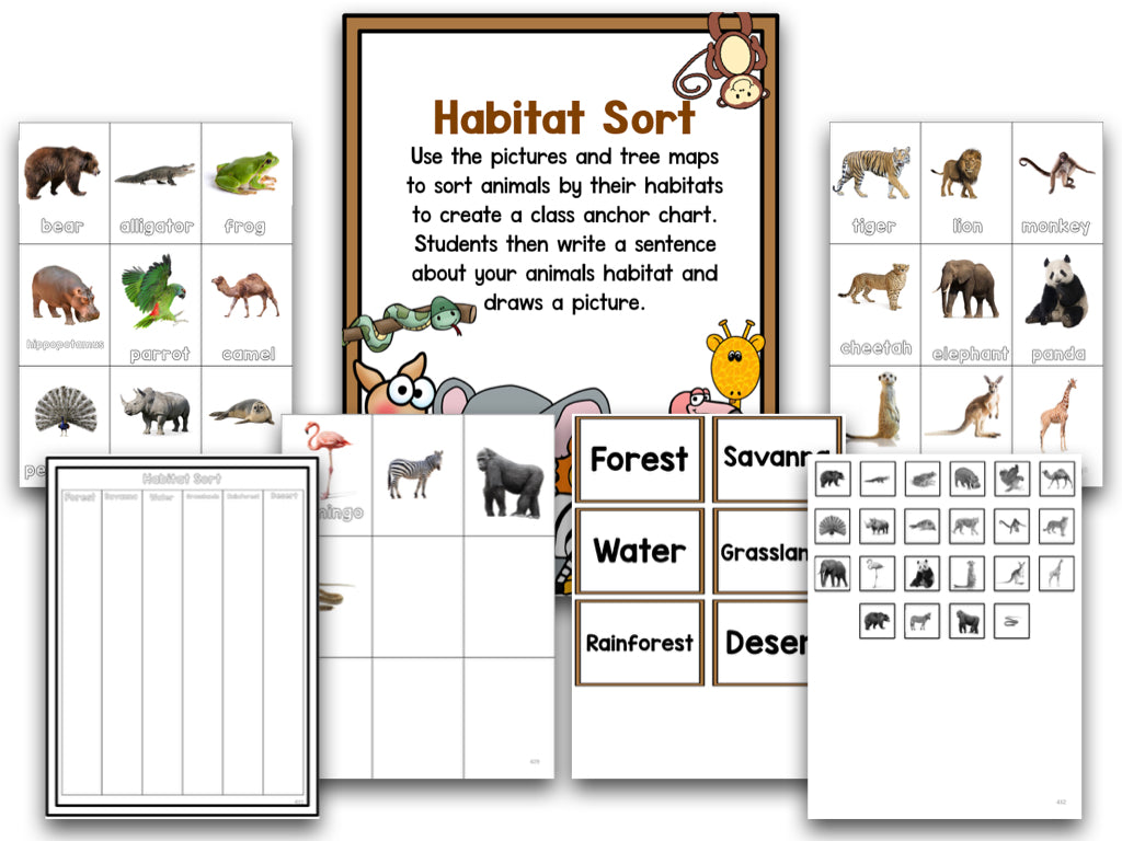 Zoo Animals: A Research and Writing Project PLUS Centers!