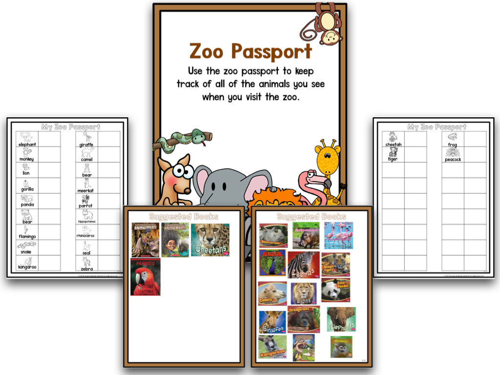 Zoo Animals: A Research and Writing Project PLUS Centers!