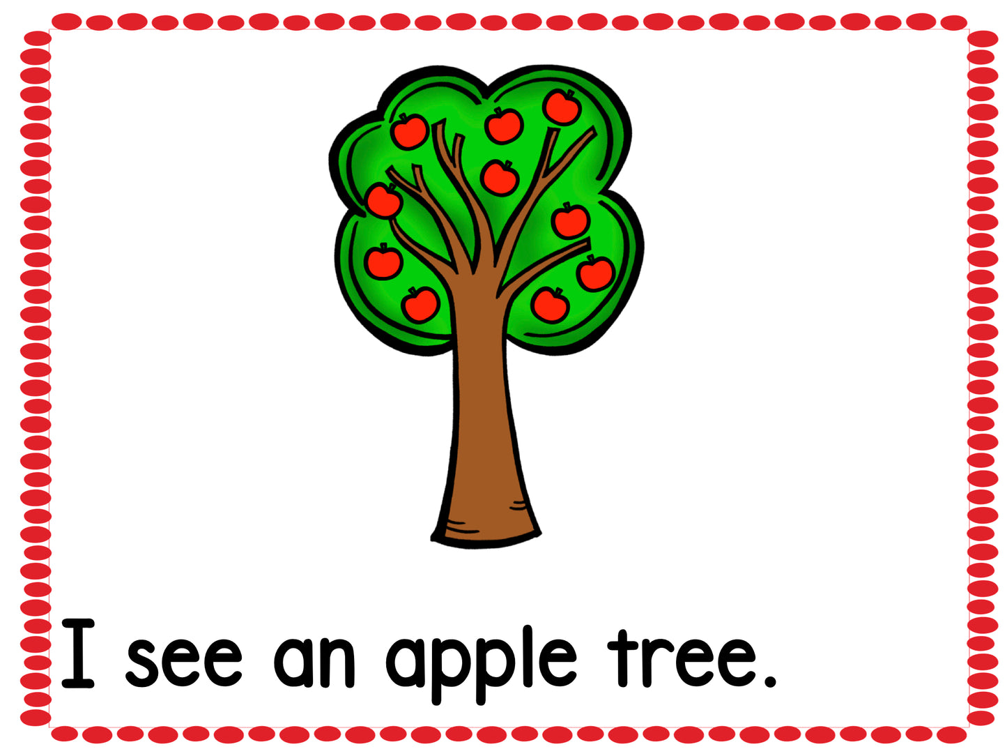 Apples Emergent Reader
