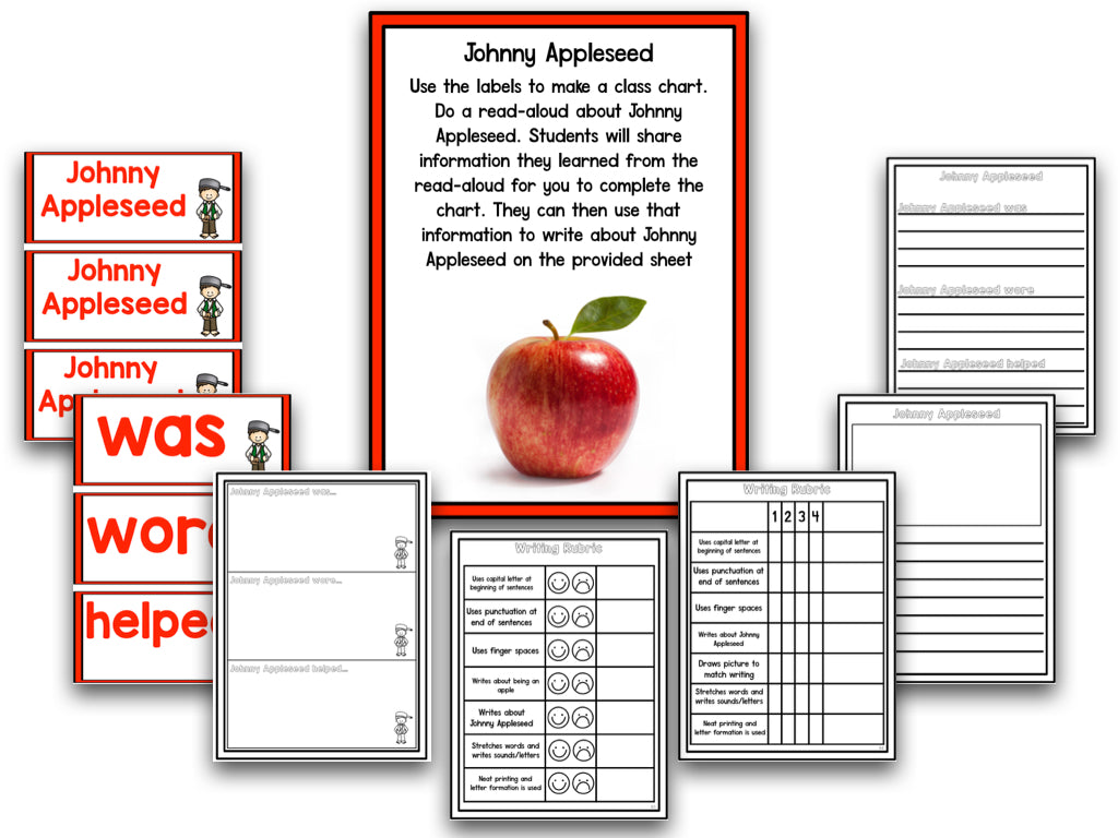 All About Apples And Johnny Appleseed!