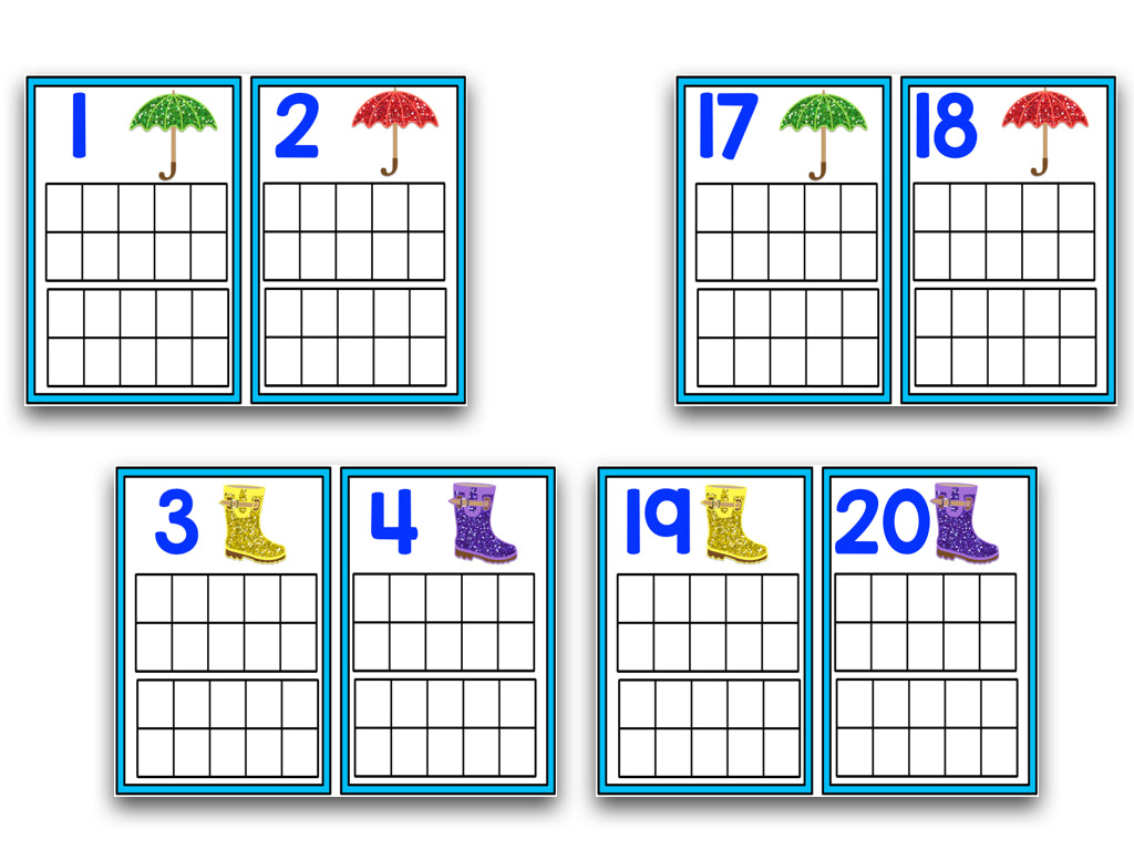 April Ten Frames