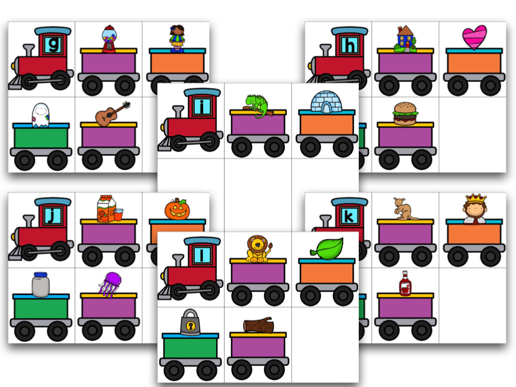 Beginning Sounds Trains