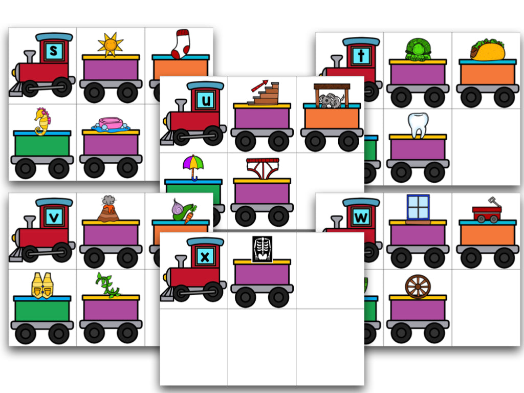 Beginning Sounds Trains