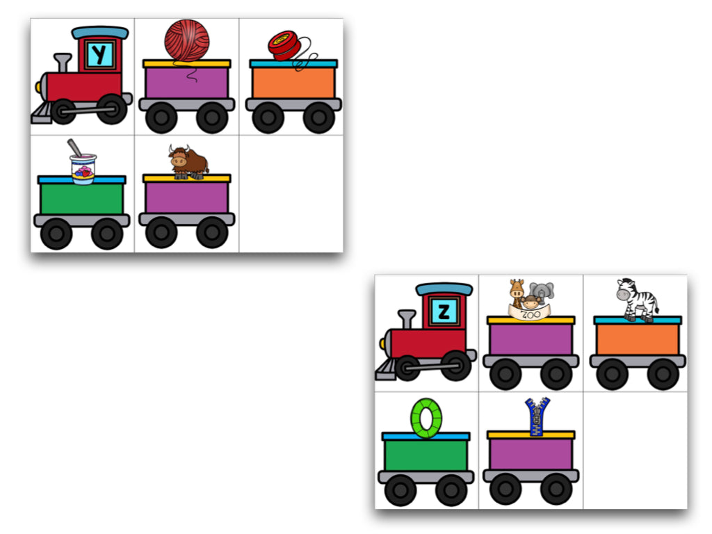 Beginning Sounds Trains