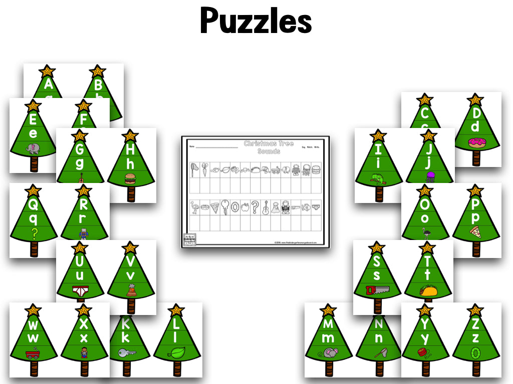 Christmas Tree Letters & Sounds