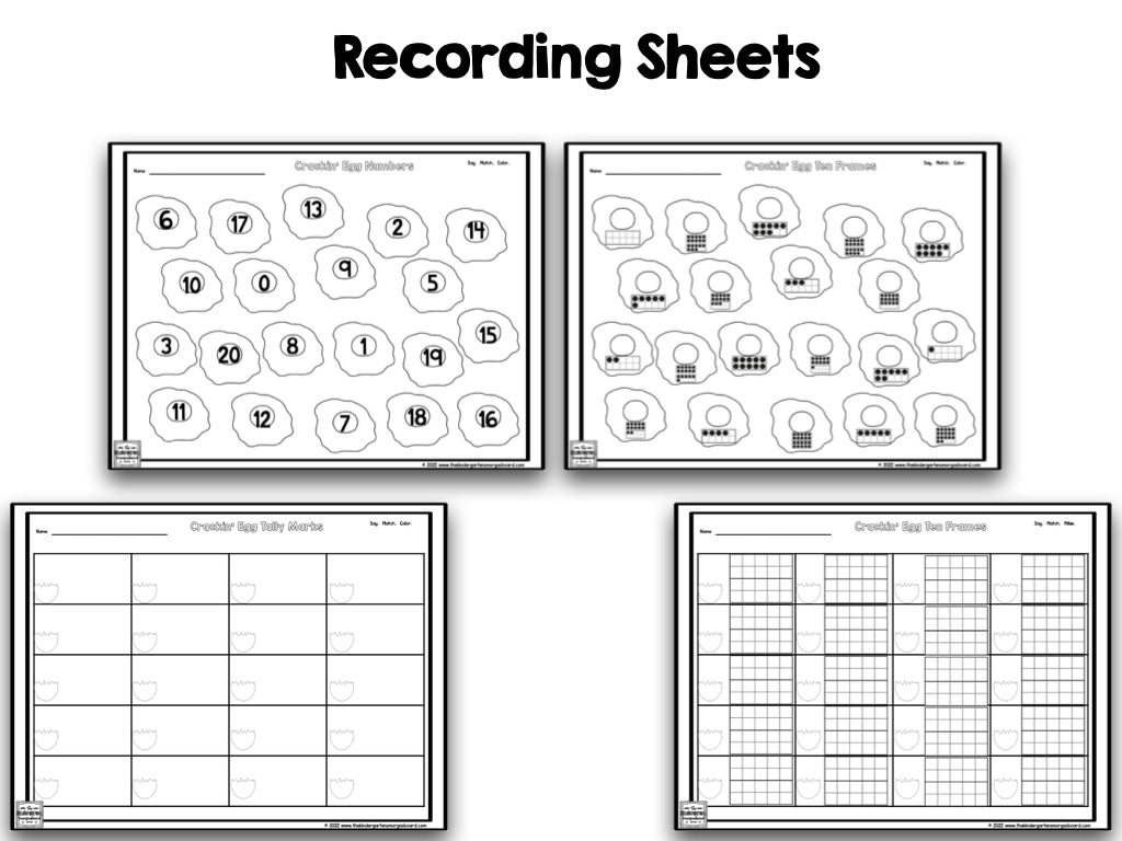 Crackin' Eggs! Numbers and Counting