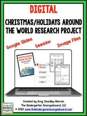 DIGITAL Christmas and Holidays Around the World: Research & Writing Project