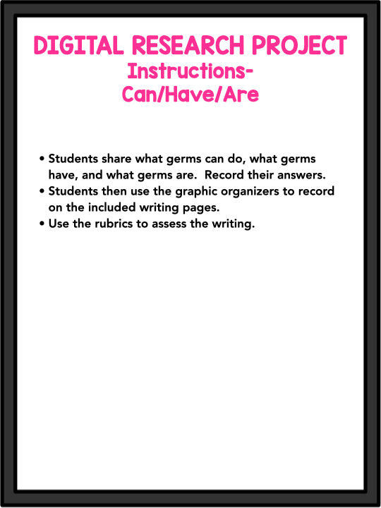 DIGITAL Germs Research Project