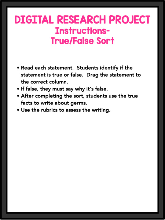 DIGITAL Germs Research Project