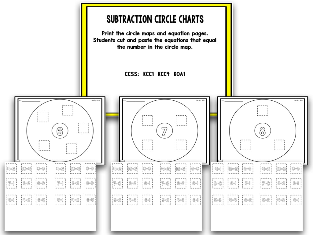 Dino-mite Dinosaur Subtraction