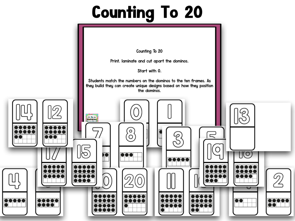 Domino Math & Literacy Games
