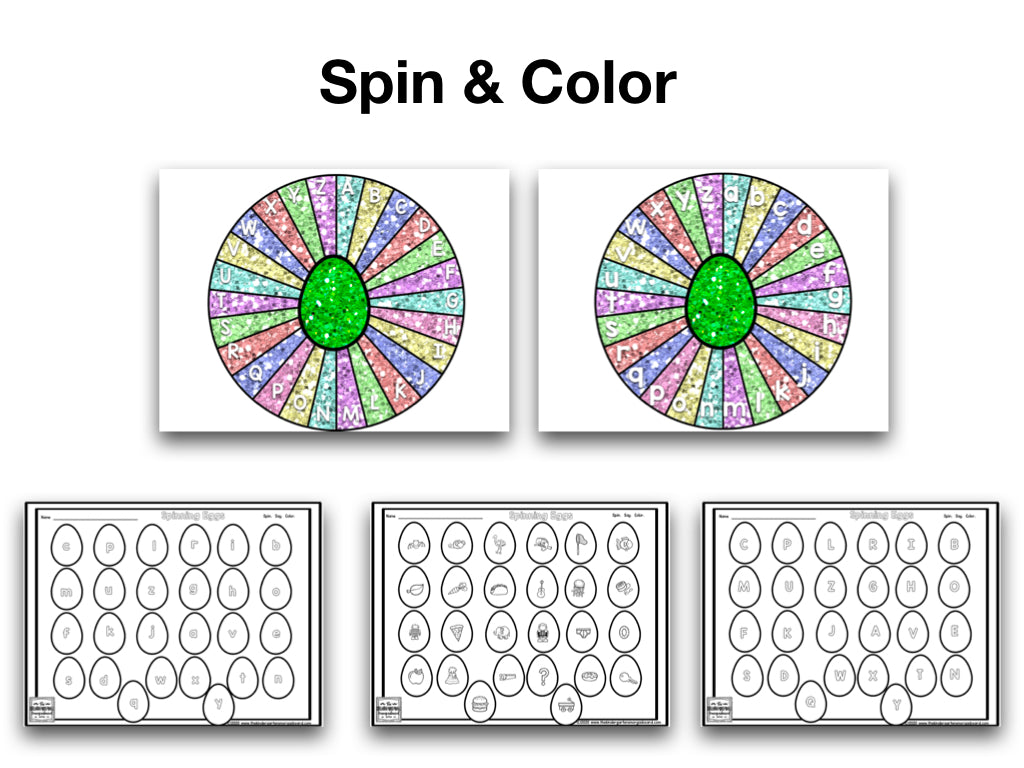Egg Letters and Sounds Puzzles