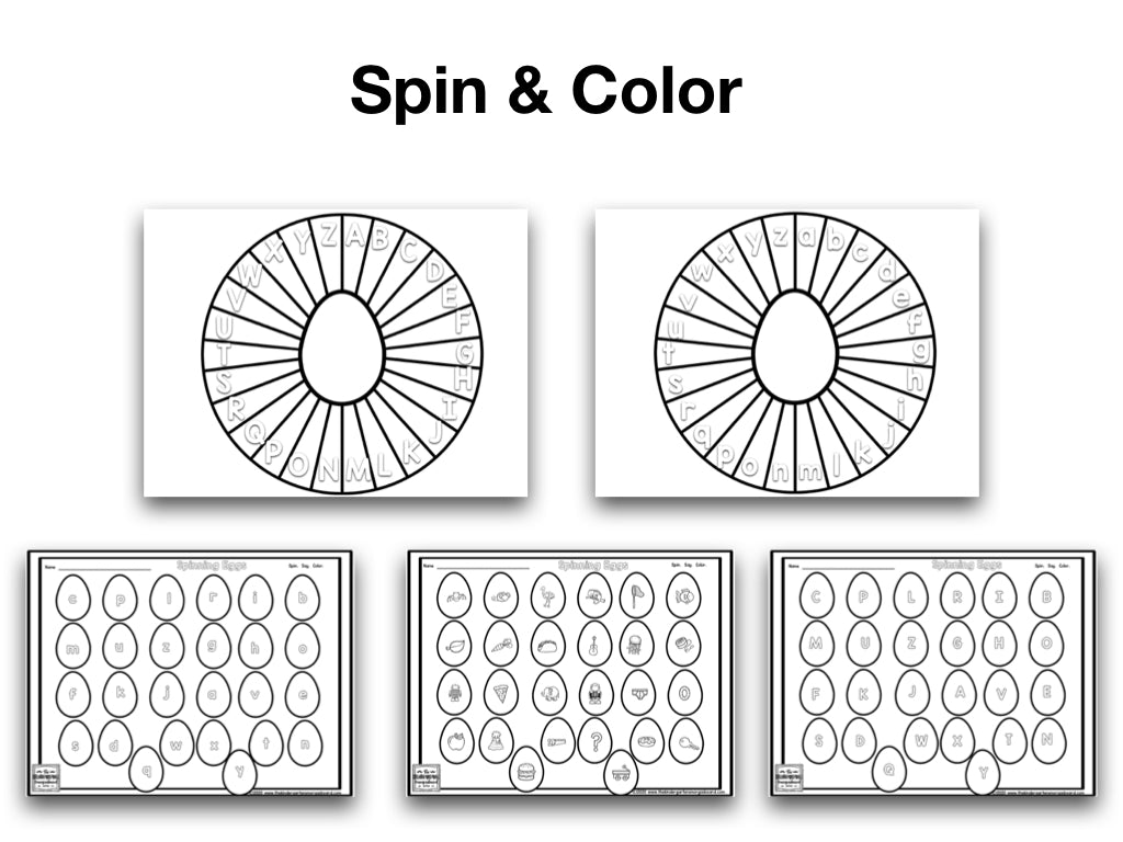Egg Letters and Sounds Puzzles