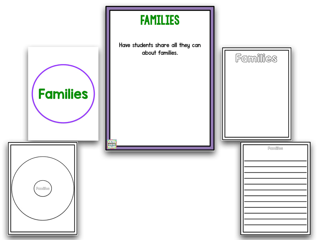 All About My Family: Social Studies Unit