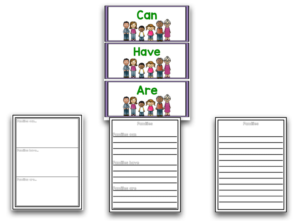All About My Family: Social Studies Unit