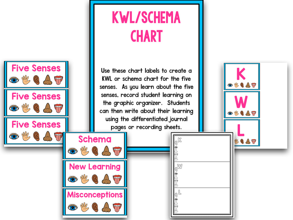 Five Senses Unit And 5 Senses Worksheets