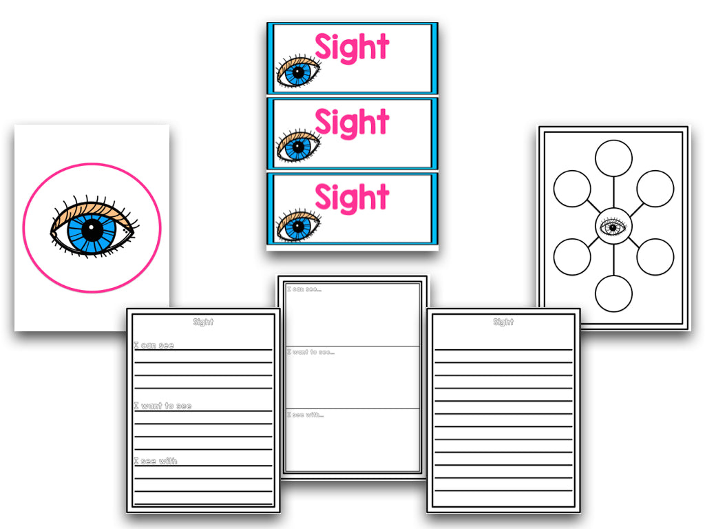 Five Senses Unit And 5 Senses Worksheets