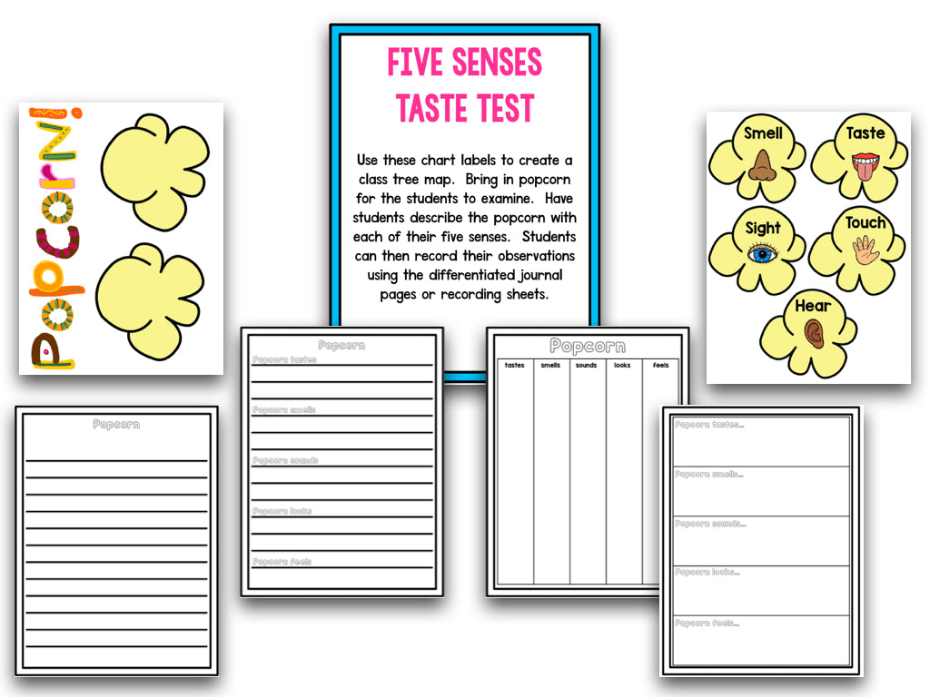 Five Senses Unit And 5 Senses Worksheets