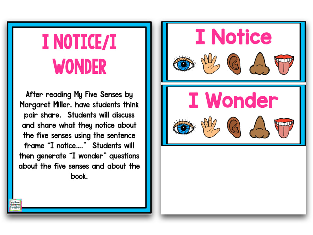 Five Senses Unit And 5 Senses Worksheets