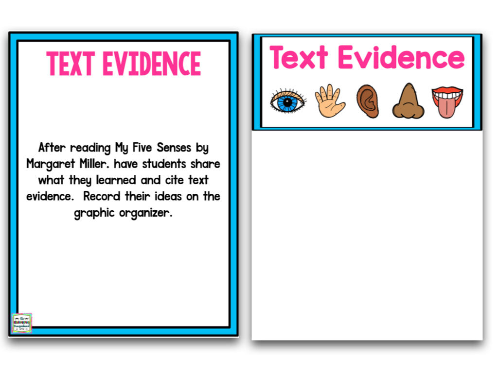 Five Senses Unit And 5 Senses Worksheets