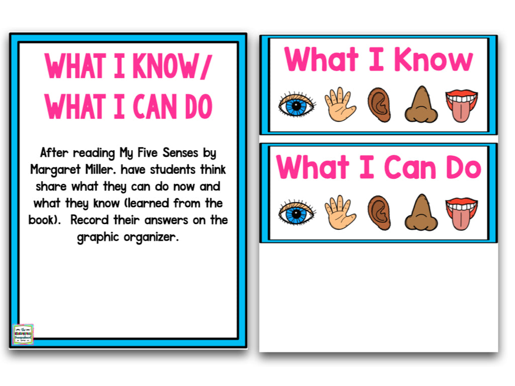 Five Senses Unit And 5 Senses Worksheets