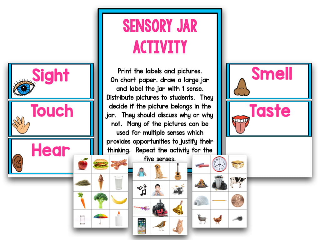 Five Senses Unit And 5 Senses Worksheets