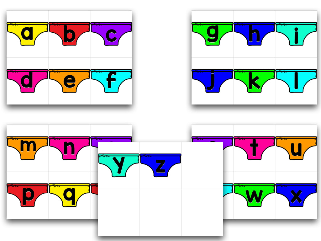 Foldin' Laundry! Letters and Beginning Sounds